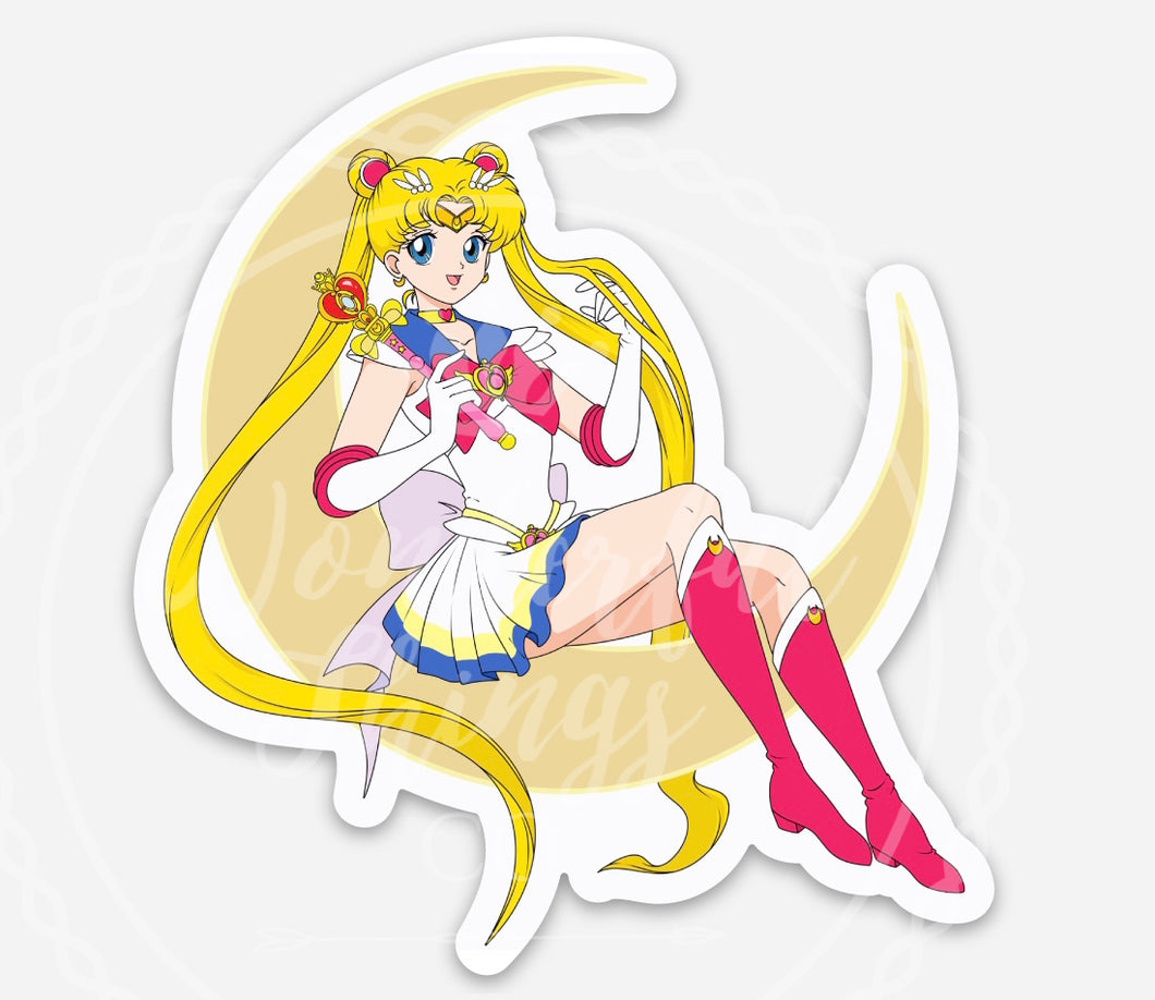 Moon Sailor Sticker